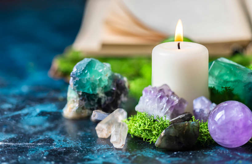 Crystals used to help with spiritual growth and awakening.