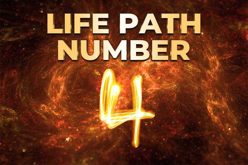Life path number 4.