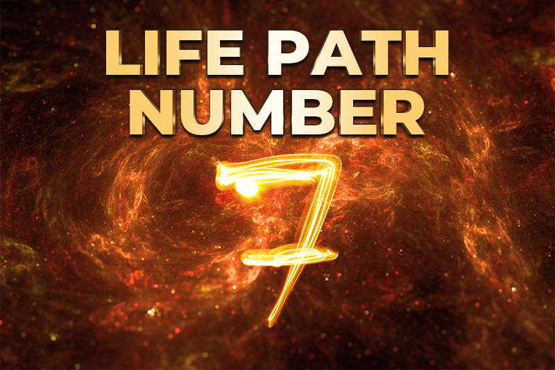 Life path number 7.