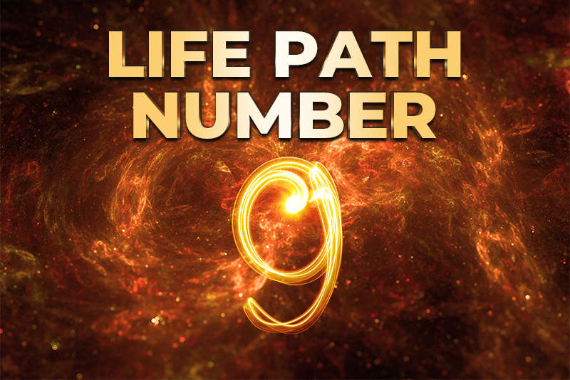 Life path number 9.