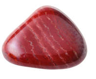 A red jasper stone used for strength, courage and confidence. 