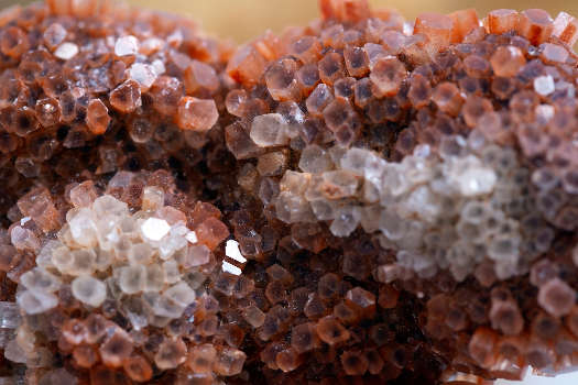A macro shot of aragonite with magical and metaphysical properties. 