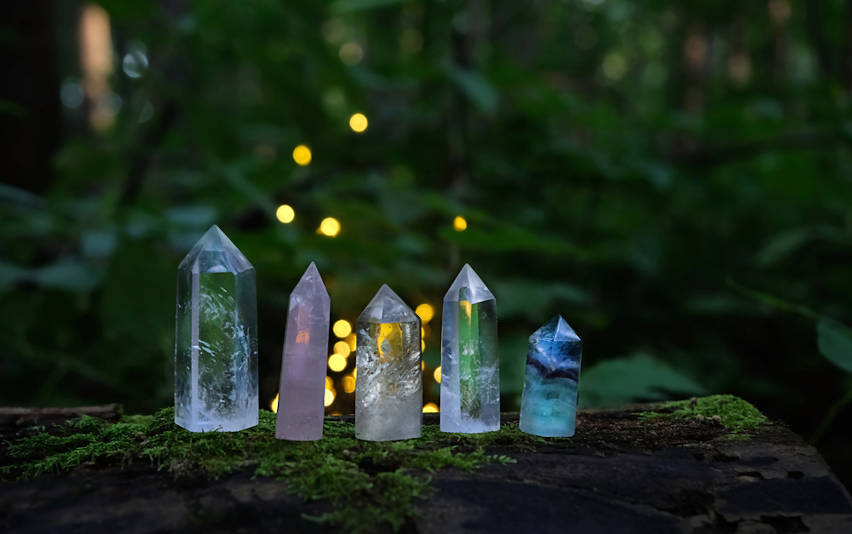 Crystals for connecting with mother nature.