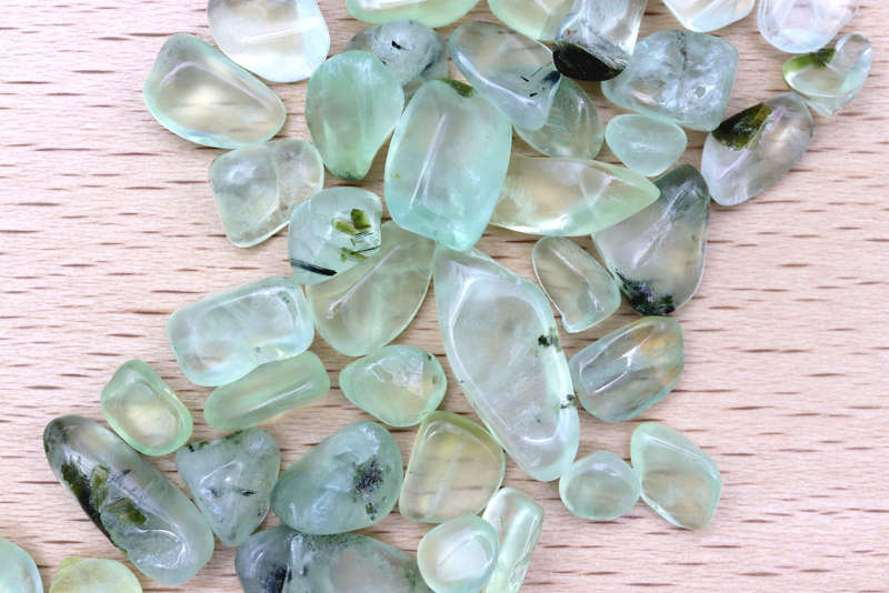 Prehnite crystals with magical and metaphysical properties.