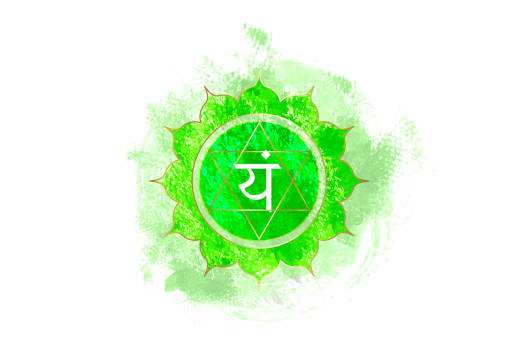 Heart chakra symbol. 
