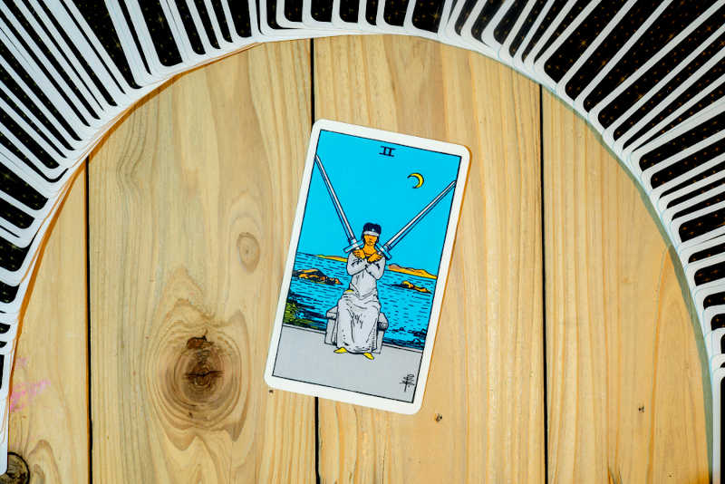 Two of Swords Tarot Card Meaning.