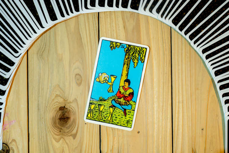 Four of Cups Tarot Card Meaning.
