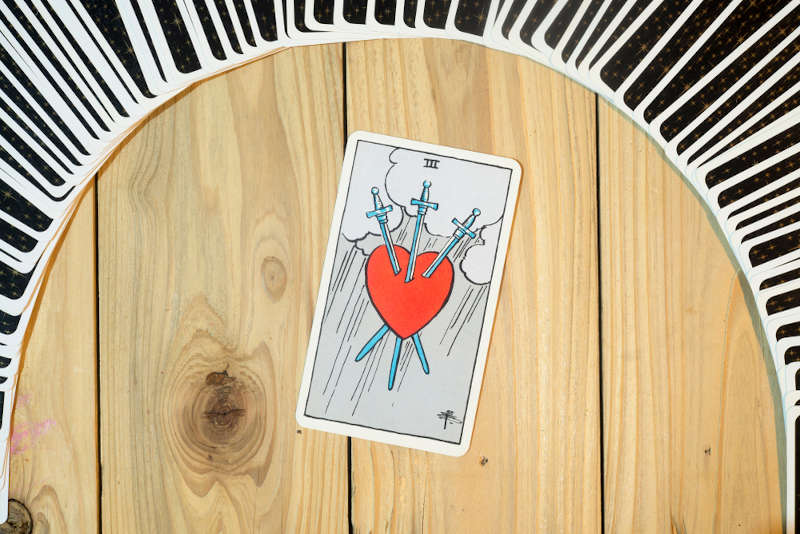 Three of Swords Tarot Card Meaning.