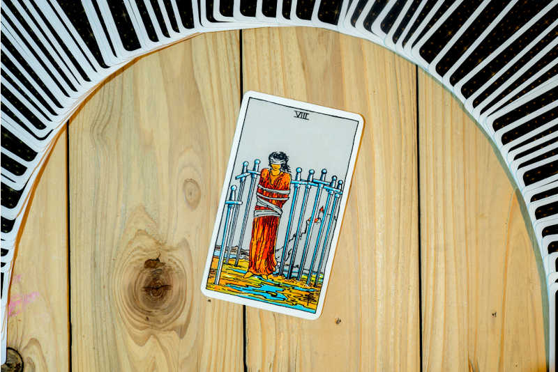 Eight of Swords Tarot Card Meaning.