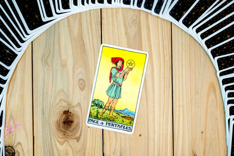 Page of Pentacles Tarot Card Meaning.