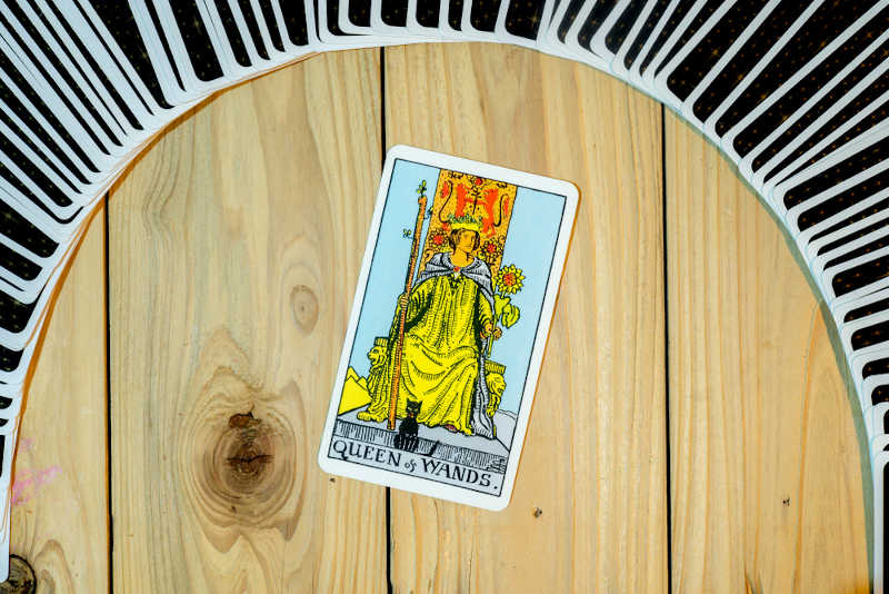 Queen of Wands Tarot Card Meaning.