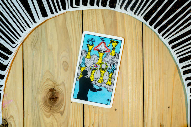 Seven of Cups Tarot Card Meaning.