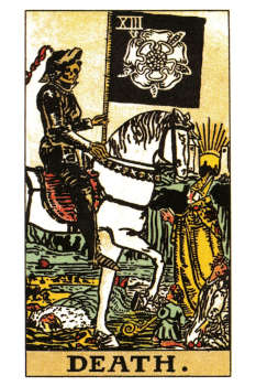 Death Tarot Card. 