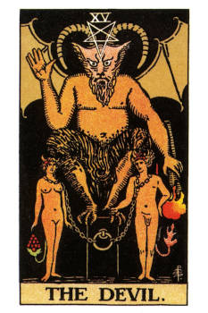 The Devil Tarot Card. 