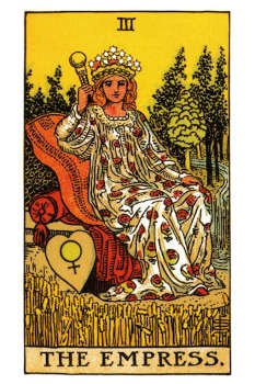The Empress Tarot Card. 