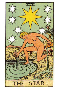 The Star Tarot Card. 