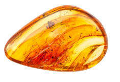 An amber stone. 